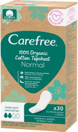 Carefree Organic Cotton Normal protège slips notino be