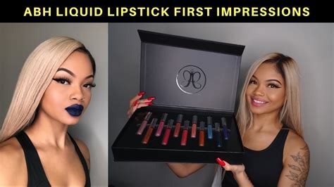 First Impressions Anastasia Beverly Hills 2018 Liquid Lipsticks Youtube