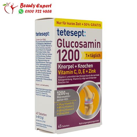 Buy Tetesept Glucosamine Tablets For Bone And Cartilage Health Beauty