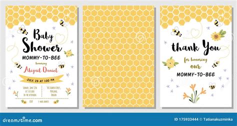 Baby Shower Bee Stock Illustrations Baby Shower Bee Stock