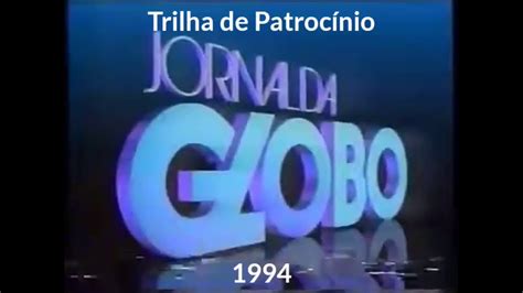 Trilha De Patroc Nio Jornal Da Globo Youtube