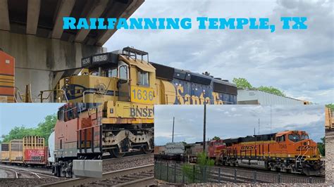 Railfanning Temple Tx Ft Bonnets Amazing Horn Shows More Youtube