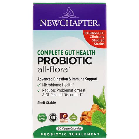 New Chapter Probiotic All Flora 60 Vegan Capsules