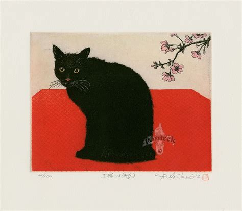 Black Cat 11 14 By 9 14 Inches 21100 2014 From Hiroto Norikane