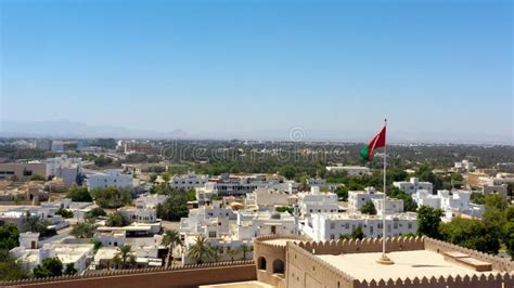 Aerial View of Sohar Fort in the City of Sohar Stock Photo - Image of ...