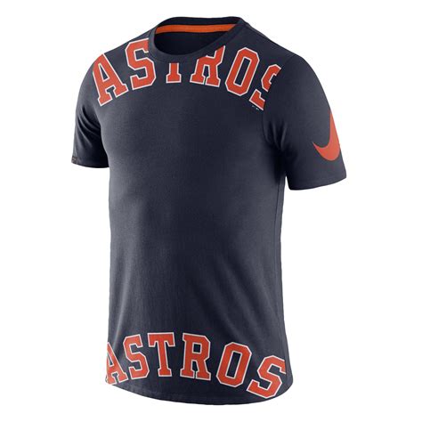 Nike Houston Astros Mlb Big Wordmark T Shirt In Blue For Men Lyst