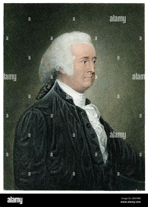 John Rutledge, US Supreme Court justice. Hand-colored engraving Stock ...