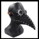 New Halloween Horror Latex Headgear Smiling Face With White Eyes