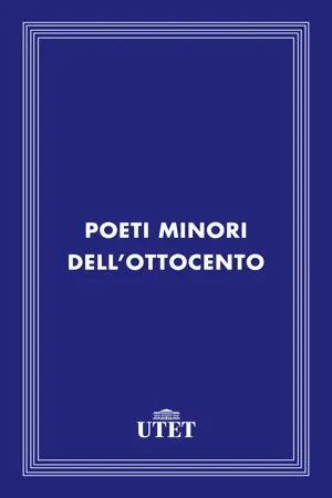 PDF Poeti Minori Dell Ottocento By Aa Vv EBook Perlego