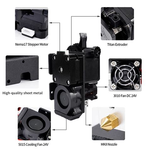 Kingroon Ender Direct Extruder Titan Extrusion D Printer Hotend For