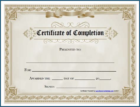 Free Editable Printable Certificate Of Completion Regarding Certific