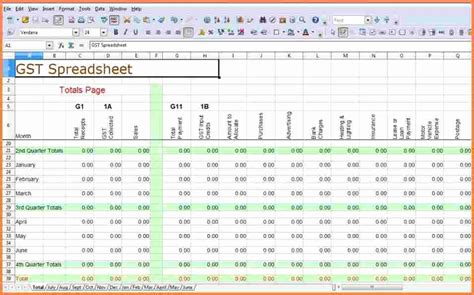 50 Small Business Tax Excel Spreadsheet