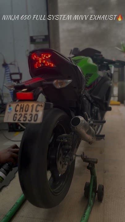 Ninja 650 Exhaust Sound🚀kawasakiyoutubeshortsshortscraftshorts