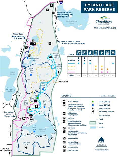 Hyland Ski & Snowboard Area Trail Map | SkiCentral.com