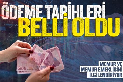 Memur ve memur emeklisi zam farkı ödeme tarihleri belli oldu Herkes