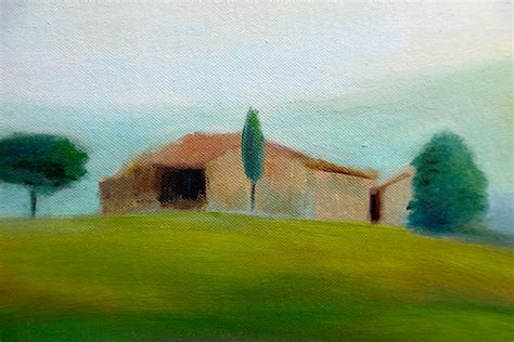 Landscape Painting, Tuscany Oil Painting on Canvas Italy Landscape ...