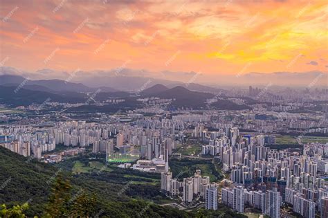 Premium Photo Downtown Seoul City Skyline Cityscape Of South Korea At