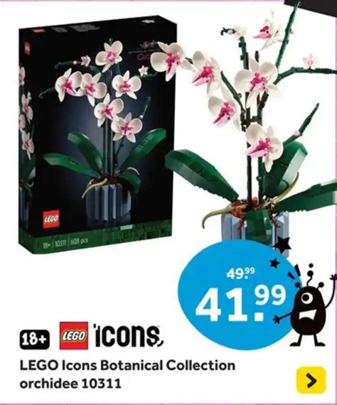 Lego Icons Botanical Collection Orchidee 10311 Aanbieding Bij Intertoys