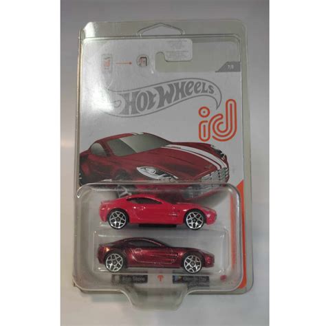 Xe mô hình Hot Wheels Basic ID Aston Martin One hàng hiếm tặng kèm protect card