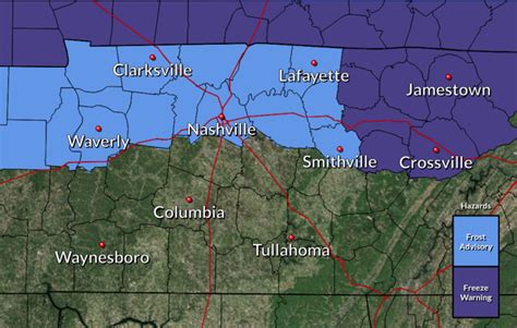 Clarksville under Frost Advisory as temperatures plunge ...