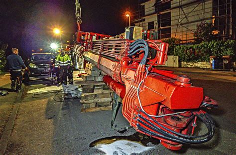 Unfall In Stuttgart Plieningen Umgekippter Kran Ist Kein Einzelfall