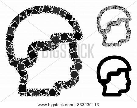 Sergeant Head Mosaic Vector Photo Free Trial Bigstock