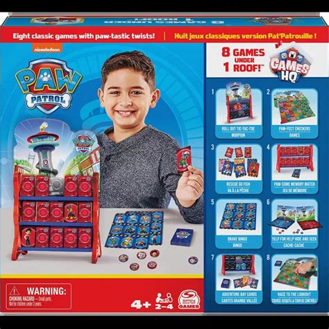 Paw Patrol 8 Games In 1 Set