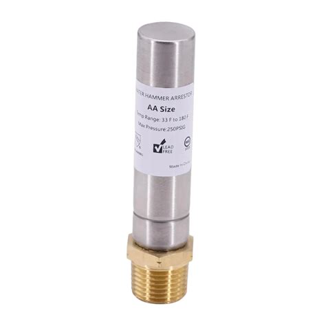 Water Hammer Arrestor For Piping Systems High Temperature Kitchen