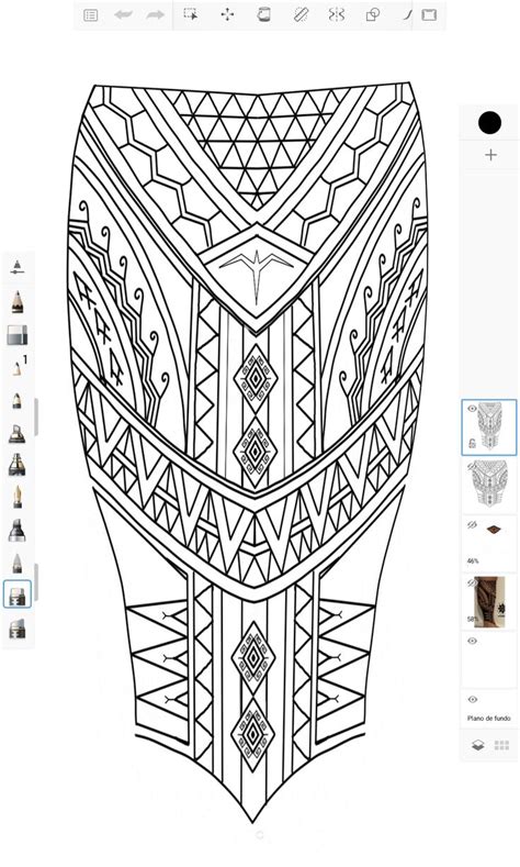 Pin de pamela naiara em Maori Desenhos de tatuagem maori Padrão de