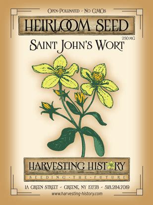 Shop Herb, St. John's Wort and other Seeds at Harvesting History