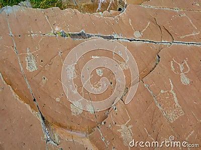 Tende Bronze Age Rock Engravings Carvings Or Petroglyphs Of Bulls In