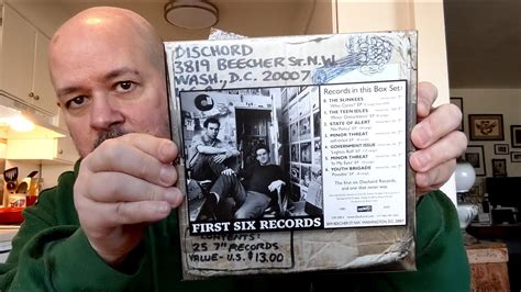 High Rant District 142 Unboxing The Dischord First Six Records Box