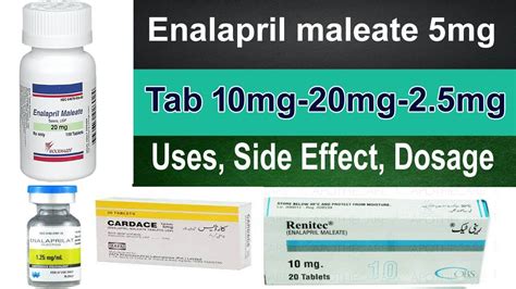 Enalapril Maleate Tablets Ip Mg Mg Mg Mg Tablets Uses