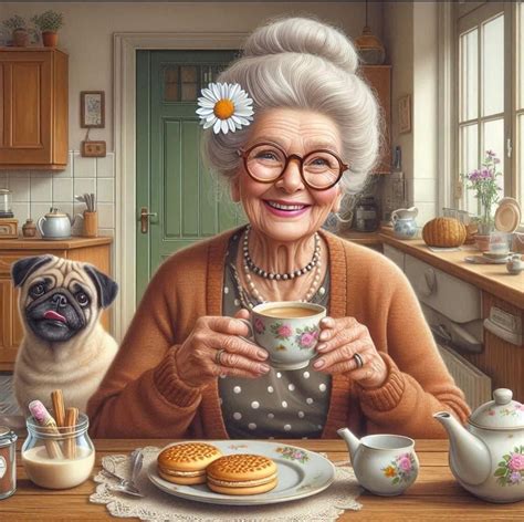 Pin By Ine Van On 13x13 Plaatjes In 2024 Cartoon Grandma Grandma