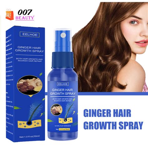 Jual Eelhoe Ginger Hair Growth Spray Serum Penumbuh Rambut Botak Tipis