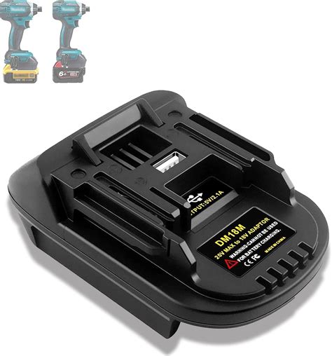 Tepulas Battery Adapter For Makita V For Dewalt V Milwaukee M