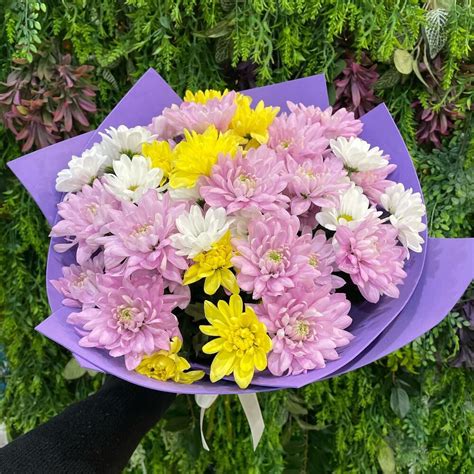 Chrysanthemum bouquet - order and send for 28 $ with same day delivery ...