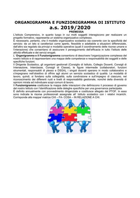 PDF ORGANIGRAMMA E FUNZIONIGRAMMA DI ORGANIGRAMMA E