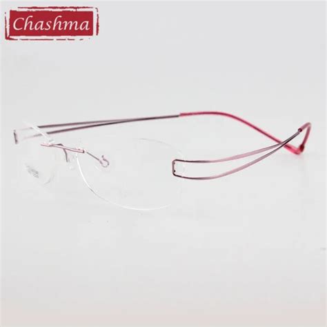 Buy Chashma Titanium Rimless Glasses Frames Ultra