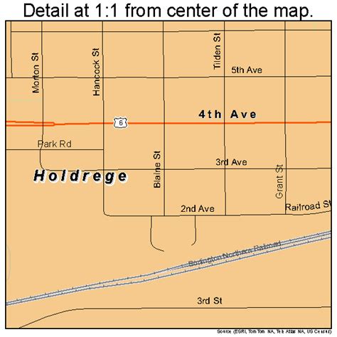 Holdrege Nebraska Street Map 3122640