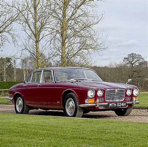 Jaguar XJ 4 2 Saloon 1971 Red Dark For Sale As Framed Prints Photos