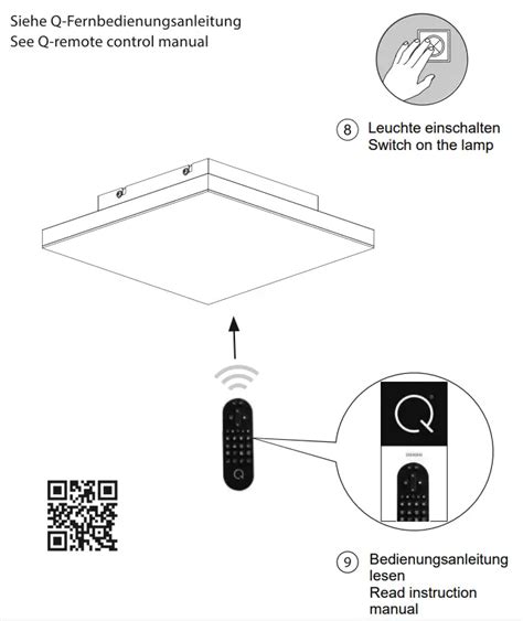 Paul Neuhaus Led Ceiling Light Instruction Manual