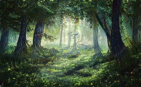 Premium Photo Beautiful Magical Forest Fabulous Trees Forest