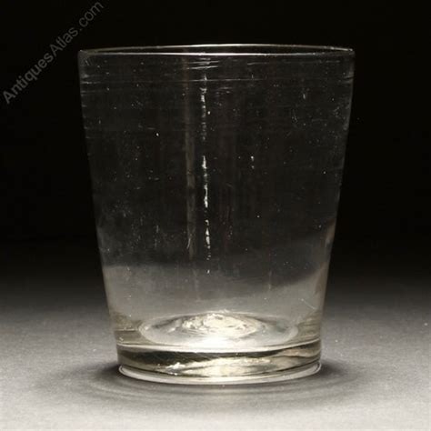 Antiques Atlas 18th Century Lynn Ringed Glass Tumbler C1770