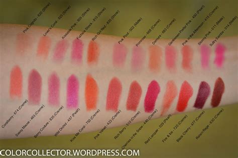 Revlon Super Lustrous Lipstick Swatches Malayandac A Visual Reference