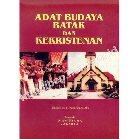 Jual Buku Batak Adat Budaya Batak Dan Kekristenan Shopee Indonesia