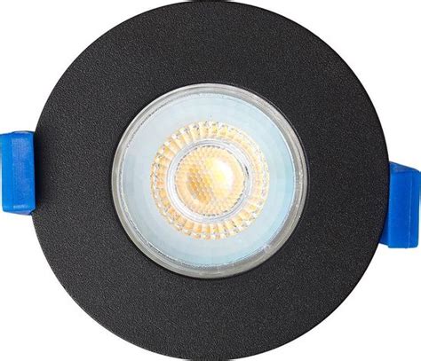 Bol HOFTRONIC LED Inbouwspots 6 Stuks Zwart Rond IP65