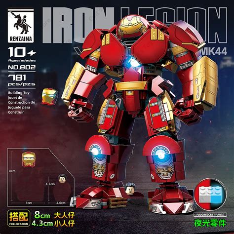 D Cennie S De Construction Classiques Marvel Iron Man Jouets Mark44