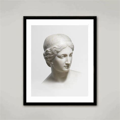 Engraving Greek Bust Female Sculpture Neoclassical Art - Etsy