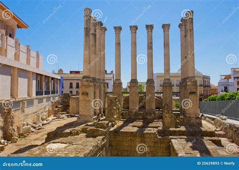 Roman Temple Cordoba Spain Stock Image Image Of Cordova Antique